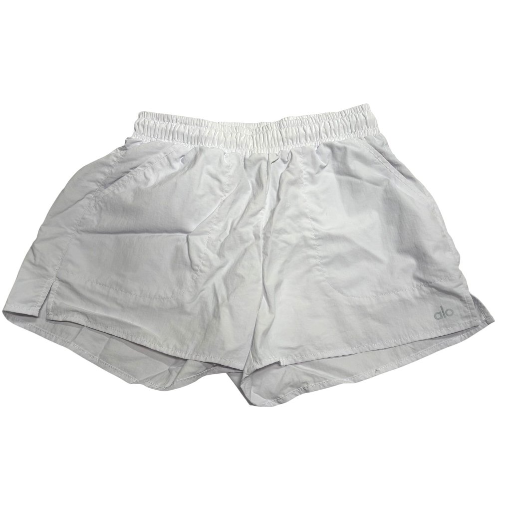 Alo Yoga Alumni Shorts In White